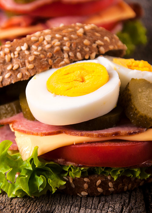 Panino Salame e uovo